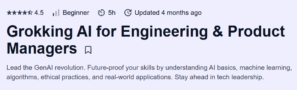 Grokking AI for Engineering & Product Managers