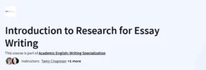 Introduction to Research for Essay Writing