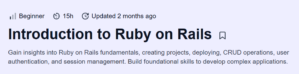 Introduction to Ruby on Rails