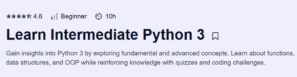 Learn Intermediate Python 3
