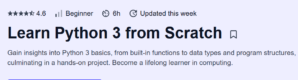 Learn Python 3 from Scratch