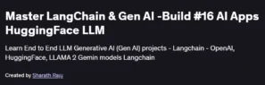 Master LangChain & Gen AI -Build #16 AI Apps HuggingFace LLM