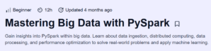 Mastering Big Data with PySpark