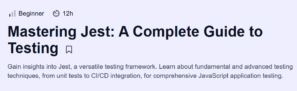Mastering Jest: A Complete Guide to Testing