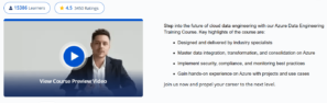 Microsoft Azure Data Engineering Training Course