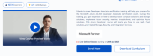 Microsoft Azure Developer Associate Certification
