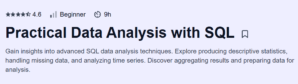 Practical Data Analysis with SQL