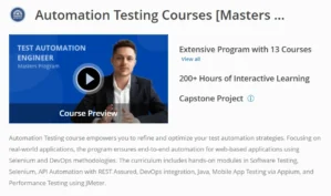 QA Automation Testing Training