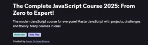 The Complete JavaScript Course 2025: From Zero to Expert! Course
