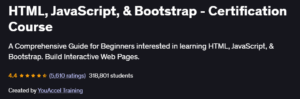 HTML, JavaScript, & Bootstrap – Certification Course