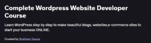 Complete WordPress Website Developer Course