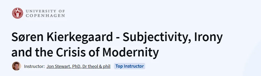 Søren Kierkegaard - Subjectivity, Irony and the Crisis of Modernity