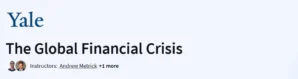 The Global Financial Crisis