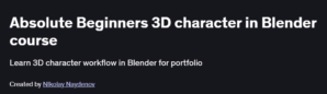 Absolute Beginners 3D character in Blender course