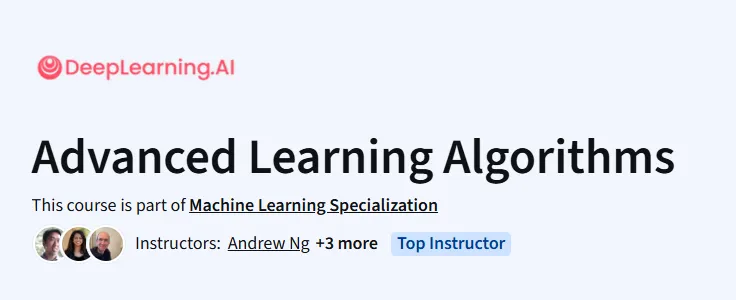 Advanced Learning Algorithms