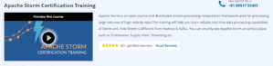 Apache Storm Certification Training