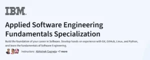 Applied Software Engineering Fundamentals Specialization