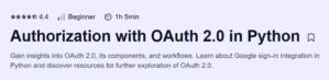 Authorization with OAuth 2.0 in Python