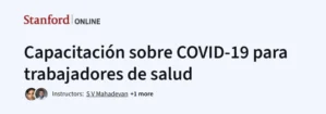Capacitación sobre COVID-19 para trabajadores de salud