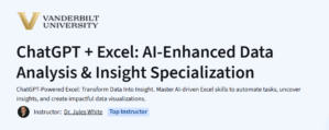 ChatGPT + Excel: AI-Enhanced Data Analysis & Insight Specialization