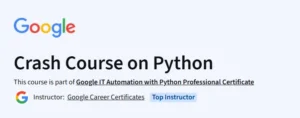 Crash Course on Python