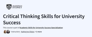 Critical Thinking Skills for University Success