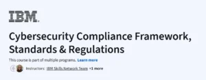 Cybersecurity Compliance Framework, Standards & Regulations