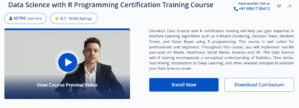 Data Science with R Programming Certification Training Course