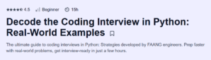 Decode the Coding Interview in Python: Real-World Examples