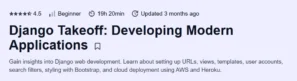 Django Takeoff: Developing Modern Applications
