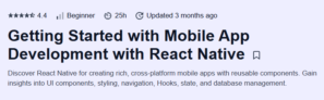 Getting Started with Mobile App Development with React Native