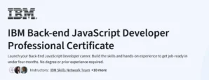 IBM Back-end JavaScript Developer Professional Certificate