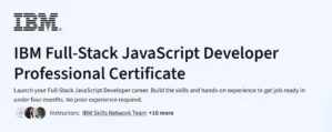 IBM Full-Stack JavaScript Developer Professional Certificate