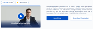Informatica Certification Training Course