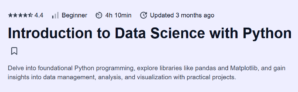 Introduction to Data Science with Python
