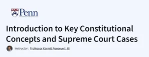 Introduction to Key Constitutional Concepts and Supreme Court Cases