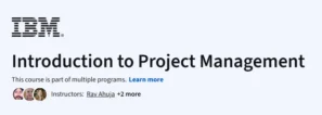Introduction to Project Management