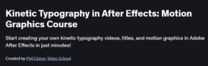 Kinetic Typography in After Effects: Motion Graphics Course
