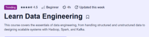Learn Data Engineering