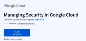 Managing Security in Google Cloud