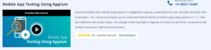 Mobile App Testing Using Appium