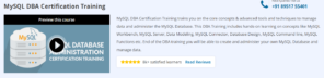 MySQL DBA Certification Training