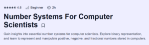 Number Systems For Computer Scientists