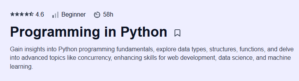 Programming in Python