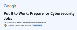 Put It to Work: Prepare for Cybersecurity Jobs