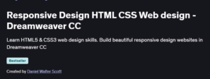 Responsive Design HTML CSS Web design - Dreamweaver CC