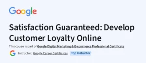 Satisfaction Guaranteed: Develop Customer Loyalty Online