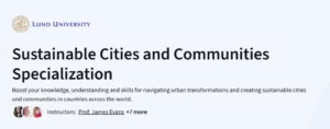 Sustainable Cities and Communities Specialization