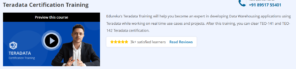 Teradata Certification Training
