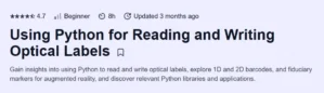 Using Python for Reading and Writing Optical Labels